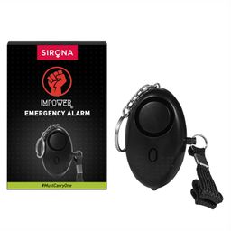 SIRONA Impower Emergency Personal Security Alarm - Black-18