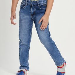 PURPLE UNITED KIDS Button Down Solid Jeans  - Blue-image-65