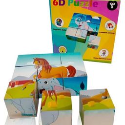 Zyamalox Wooden 6D 9 Pieces Cubes Block Educational Puzzle Play Set Toy for KidsWooden Puzzle-14