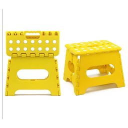 Cozy Vibes Easy Carry Multipurpose Folding Small Square Stool Plastic Step Stool - Pack of 1 - Color May Vary-82