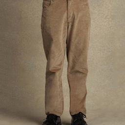 One Friday Cotton Solid Trousers - Gold-image-84