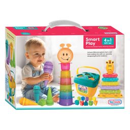 TOYMATE Smart Play 4 IN 1 Stacking Toy Set - Multicolor-23