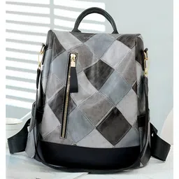 SYGA Women's Dual-Purpose Backpack, Cross Border Anti-Theft (Gray)-picture-11