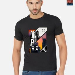 GLOBAL NOMAD Men 2 Printed Bio Finish Applique T-shirt-image-70