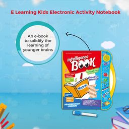 NeonateCare Intelligence Book  Interactive Book Musical English Educational Phonetic Learning Book for Kids Toddlers 123 E Learning Kids Activity Notebook - Multicolor ( color and design may vary) image 2