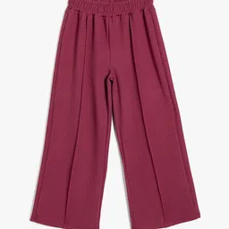 Koton Boys Pleated Cotton Culottes Trousers-image-13