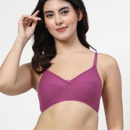 LILY Solid Full Coverage Non Padded Non-Wired Everyday Bra image 4