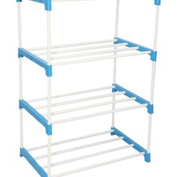 Fabura 4 shelf open Bookshelf cum utility rack-White image 4