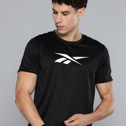 Reebok Brand Logo Printed Speedwick Performance Training T-shirt-picture-24