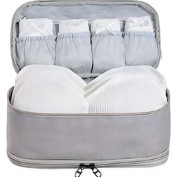 COZY VIBES Waterproof Underwear Packing Cube - Large Capacity Socks and Toiletry Organizer with Zipper and Compartment- PACK OF 1- COLOR MAY VARY image 5