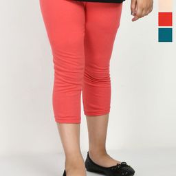 BAESD Girls Pack Of 4 Pure Cotton Slim Fit Capris-image-85