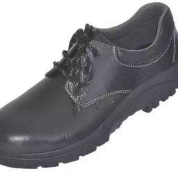 Safemax Steel Toe Safety Shoes Low Ankle PVC Sole Size UK 10 Black-image-61