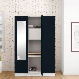 Godrej Interio Slimline 3-Door Steel Almirah, Blue (1-Year Warranty, 1 Locker)-image-19