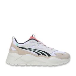 Puma Unisex White & Feather Grey RS-X Efekt Sneakers-54