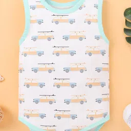 YK Infant Girls Printed Cotton Round Neck Bodysuit-picture-21
