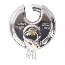 Europa 9.5 mm 5 Pin Key Stainless Steel 3 Keys Disc Padlock, P170SS (Pack of 5)-picture-48