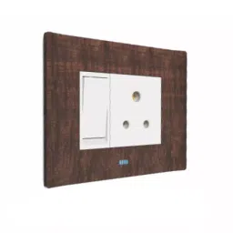 Cona StatuS 12 M Modular Plate Autumn Wood Polycarbonate, 10612-27