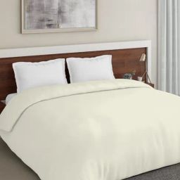 DDECOR Live Beautiful White Cotton 180 TC Double Duvet Cover - Set of 1-image-46