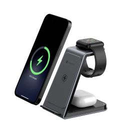 Black 3-in-1 Wireless Charger-image-17