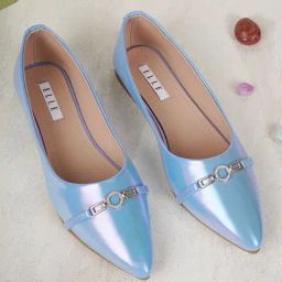 Elle Women's Sky Blue Flat Ballets-picture-13