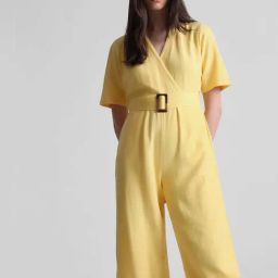 Only Yellow Blended Maxi Jumpsuit-picture-22