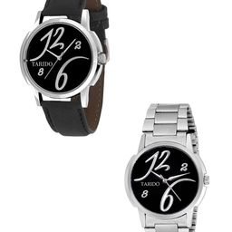 TARIDO Men Pack of 2 Printed Leather Straps Analogue Watch TD1225SL01-TD1227SM01-image-14