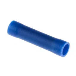 RS PRO Butt Splice Connector, Blue, Insulated, Tin 16 - 14 AWG Model No 6139788-image-84
