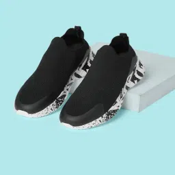 Ajile by Pantaloons Men's Black Walking Shoes-image-33