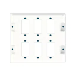 SARA 6 Way Multipurpose Gang Box White, 6W-MP-SQ-picture-5