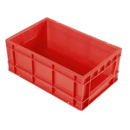 SINGHAL Multipurpose Plastic Storage Bin Red 19 L Capacity 500x325x150 mm-image-115