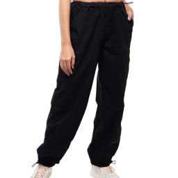 IZF Black Unisex Parachute Pants-image-11