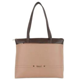 Baggit Brown PVC Solid Tote Handbag-image-14