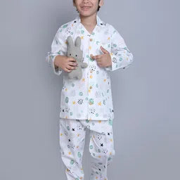 Little Clothings Boys Printed Night suit-image-96