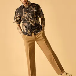 AKS Men Standard Semi Sheer Printed Casual Shirt-image-40