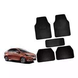 Auto Pearl CMBK165 Polyester Standard Mat for Mahindra Tuv-300 (Black)-42