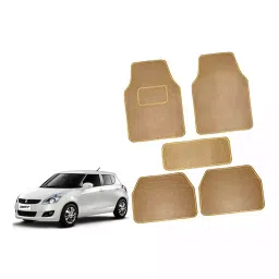 Auto Pearl CMBE154 Polyester Standard Mat for Maruti Swift (Beige)-image-53