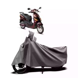 Auto Pearl Two Wheeler Cover with Bag for Hero Electric Electric Optima Plus BS6, Silver-image-91