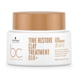 Schwarzkopf Professional Bonacure Time Restore Clay Treatment Mask with Q10+ - 200 ml-48