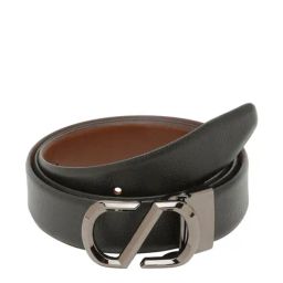 Teakwood Leathers Black Leather Waist Belt for Men-image-89