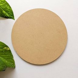 little blooms MDF Wooden Board for Painting – Circle Canvas, Wooden Board for Craft, String Art Board, Wood for Craft, Cardboard for Craft; Versatile for Creative Projects [Pack of 5] (12 inch) image 1