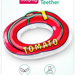 Babyhug Tomato Shaped Water Filled Teether  - Red-10