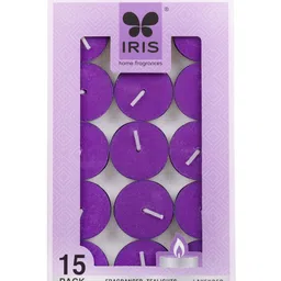 Iris Homefragrances Fragranced Tealights- Pack of 15- Fragrance Lavender- 9g each(Set of 2)-picture-16