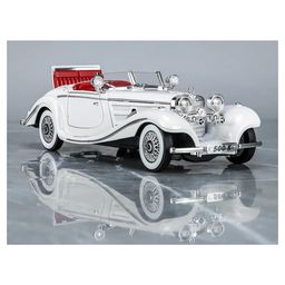 Magicwand Die-Cast Zinc Alloy 1:18 Scale 1936 Merrc-Bennz Classic Large with 4 Openable Doors,Lights & Music & Working Steering-9