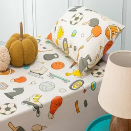 Playful Plunge Kids Bedsheet & Pillow Cover - Sports-picture-4