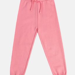 MINI KLUB Cotton Knit Solid Joggers - Pink-picture-14