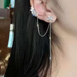 TheVineGirl Women Silver Earrings-picture-12