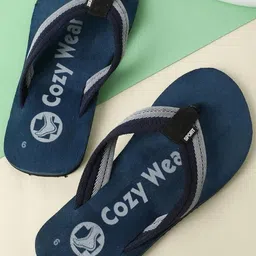 Cozy Wear Men Blue Flip Flops-picture-24