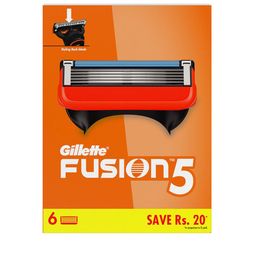 Gillette Men Set of 6 Fusion Shaving Blades image 1