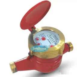 Jaldhara Brass Multi Jet Thread End Hot Water Meter  20 mm-16