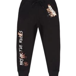 Plum Tree Kids Black Printed Trackpants-image-58